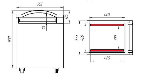 Аппарат упаковочный вакуумный Indokor IVP-400/2E GAS (Южная Корея) от экспертов компании ПРОФВАКУУМ
