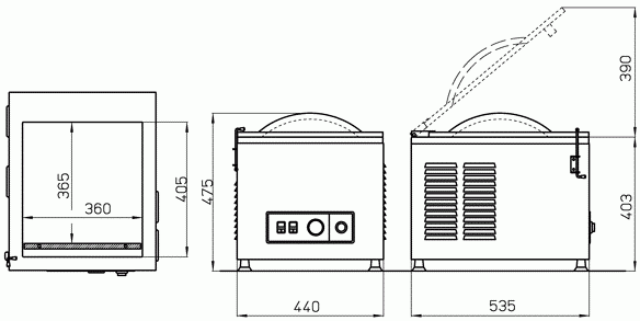 Вакуумный упаковщик PACK 10X от экспертов компании ПРОФВАКУУМ