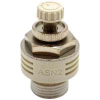 Пневмодроссель с глушителем 3/8, PSSC-R3/8-P