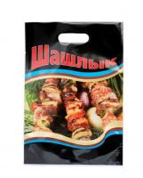 Вакуумный пакет 250х350 с печатью "Шашлык" дойпак