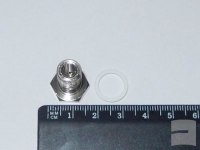 Пустотелый болт с уплотнительным кольцом g1/8"