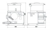 Котлетный автомат с системой охлаждения C/E 653R 220В